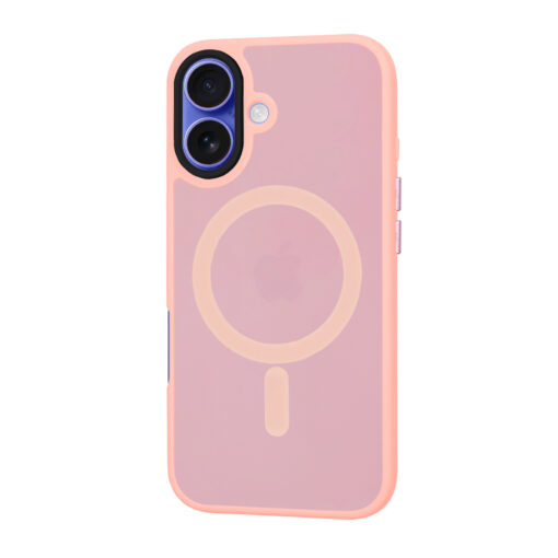 iPhone 16 umbris silikoonist HaloFrost MagSafe Pink 2