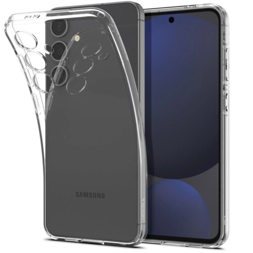 Samsung S24 FE umbris Spigen Liquid Crystal silikoonist labipaistev 4