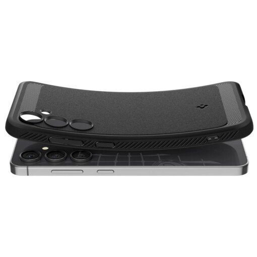 Samsung S24 FE umbris Spigen Rugged Armor umbris silikoonist matte black 4