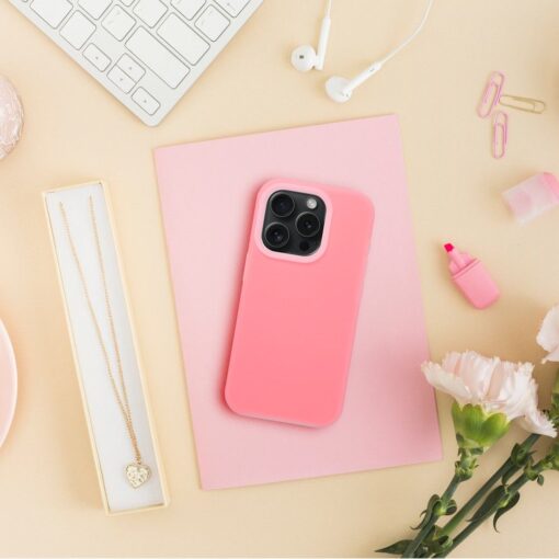 iPhone 16 Plus umbris silikoonist CANDY CASE roosa 1