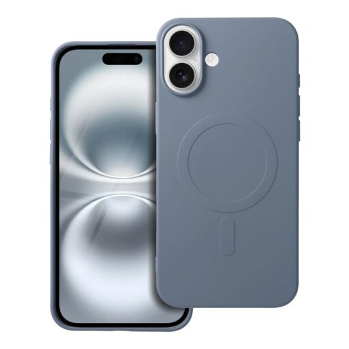 iPhone 16 Plus umbris silikoonist Mag Cover helesinine