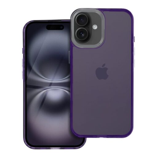 iPhone 16 umbris Pearl silikoonist lilla