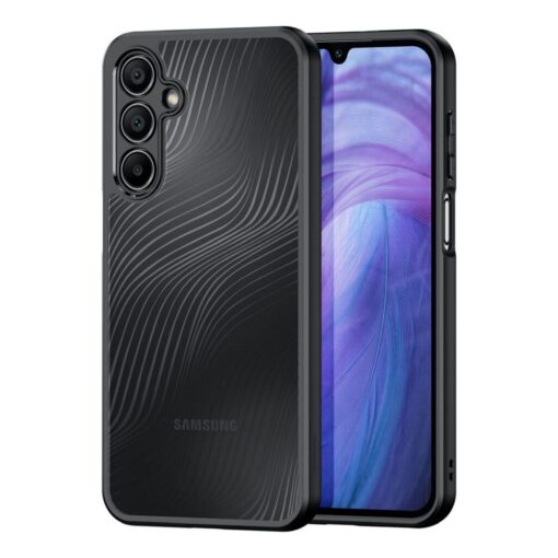 Samsung A16 Dux Ducis Aimo Series umbris silikoonist ja plastikust Must