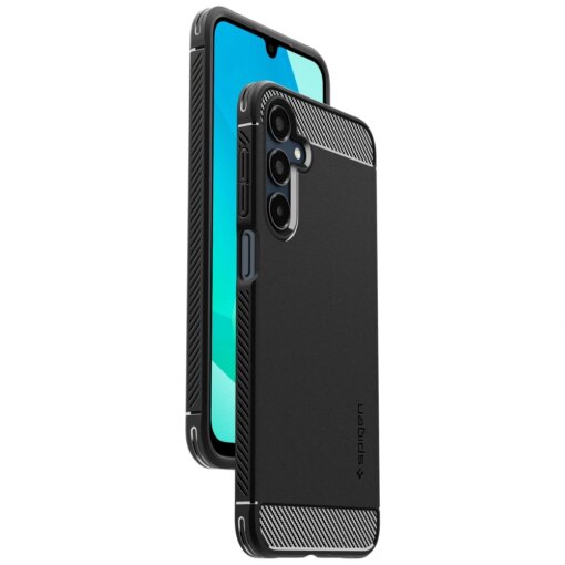 Samsung A16 umbris Spigen Rugged Armor umbris silikoonist matte black 8