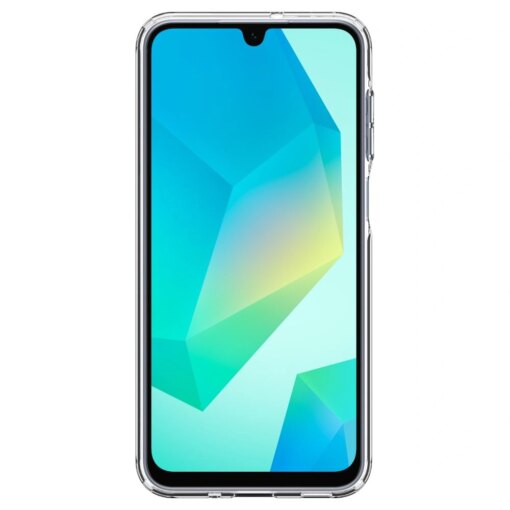 Samsung A16 umbris Spigen Ultra Hybrid plastikust taguse ja silikoonist raamiga crystal clear 2