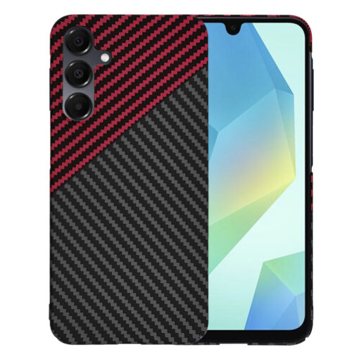 Samsung A16 umbris plastikust Carbonite red