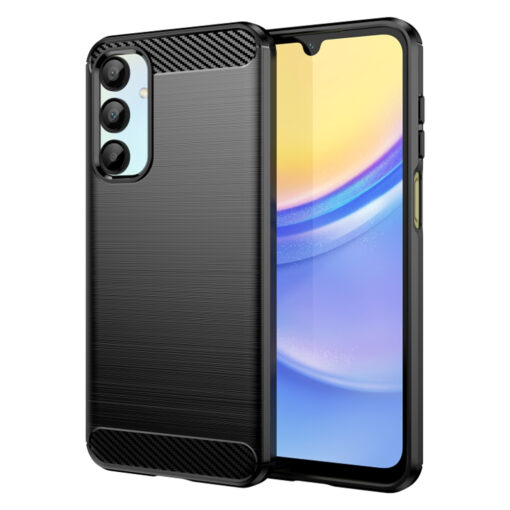 Samsung A16 umbris silikoonist Carbon must