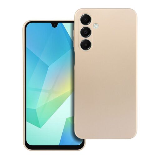 Samsung A16 umbris silikoonist METALLIC kuldne 1