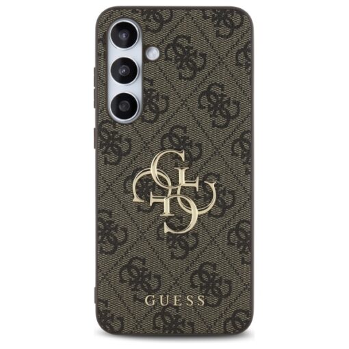 Samsung S24 FE umbris Guess Hardcase 4G Big Logo kunstnahast taguse ja silikoonist servaga 1