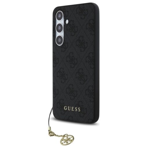 Samsung S24 FE umbris Guess Hardcase 4G Charms Collection kunstnahast taguse ja silikoonist servaga 1