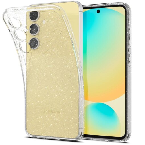 Samsung S24 FE umbris Spigen Liquid Crystal silikoonist labipaistev sadelev 1