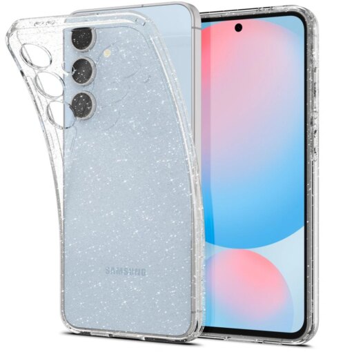 Samsung S24 FE umbris Spigen Liquid Crystal silikoonist labipaistev sadelev 2