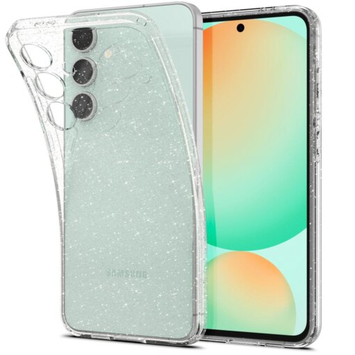 Samsung S24 FE umbris Spigen Liquid Crystal silikoonist labipaistev sadelev