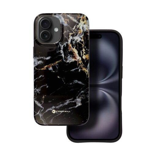 iPhone 16 PLUS umbris MagSafe Mirage black marble 1