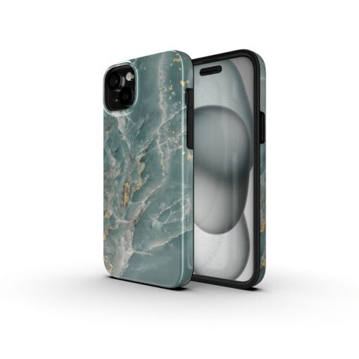 iPhone 16 PLUS umbris MagSafe Mirage green marble 13