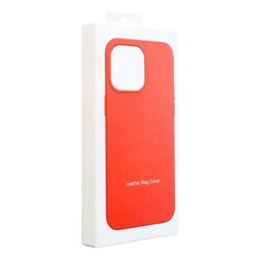 iPhone 16 PRO MAX kunstnahast MagSafe umbris red 1