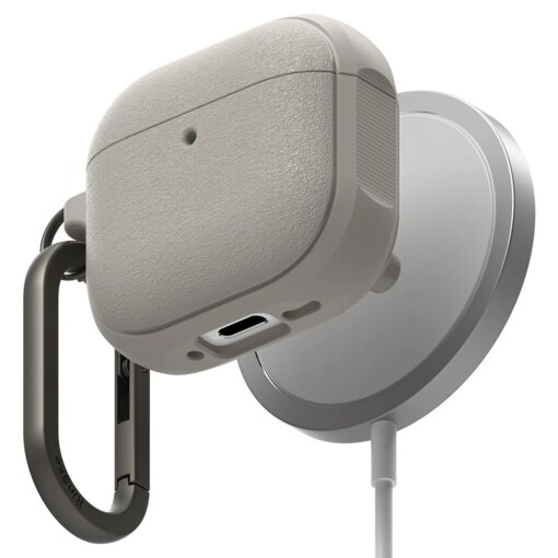 Airpods 4 umbris Ringke Onyx MagSafe plastikust warm grey