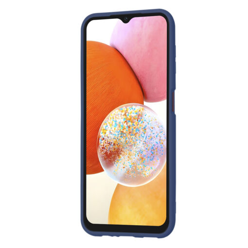 Samsung A14 umbris silikoonist Softflex sinine 2