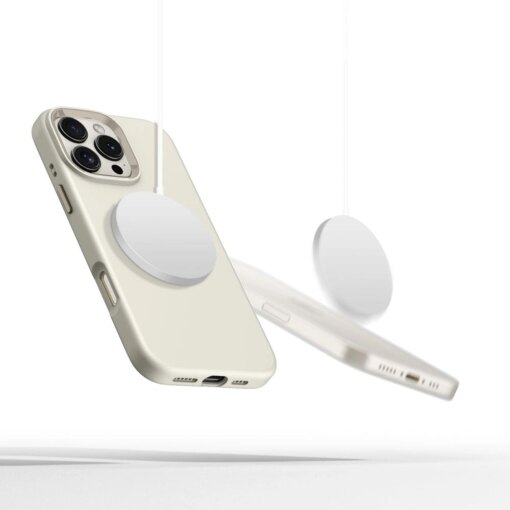 iPhone 16 PRO umbris Silicone Pure MagSafe cosmic latte 1