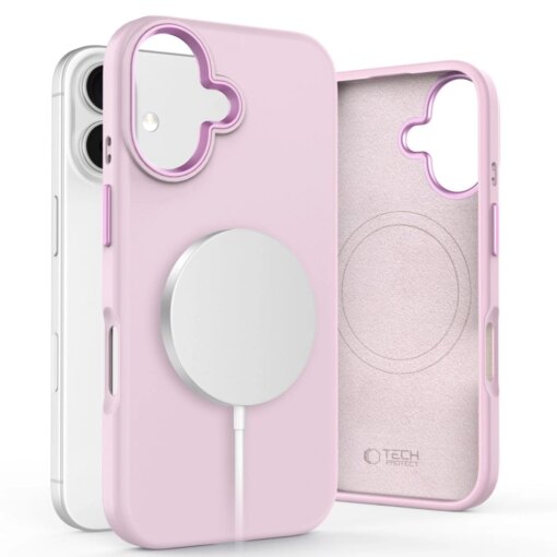 iPhone 16 umbris Silicone Pure MagSafe pink pearl