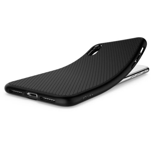 iPhone XR umbris silikoonist Spigen Liquid Air must 4