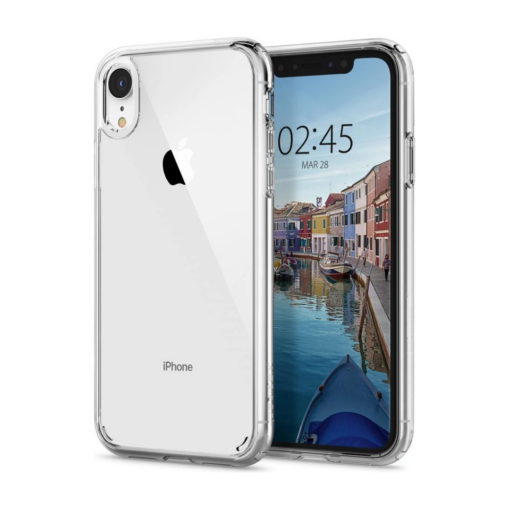 iPhone XR umbris silikoonist Spigen Ultra Hybrid labipaistev 1