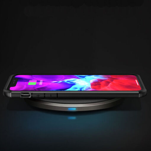 iPhone XR umbris silikoonist raami ja plastikust tagusega CarbonFuse must 4