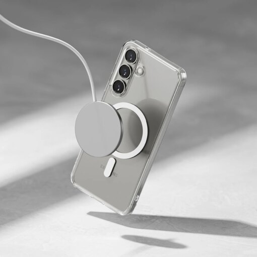 Samsung Galaxy S25 Plus MagSafe umbris Ringke Fusion Magnetic plastikust taguse ja silikoonist servadega 4