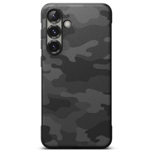 Samsung Galaxy S25 umbris Ringke Onyx plastikust taguse ja silikoonist servadega camo must 2