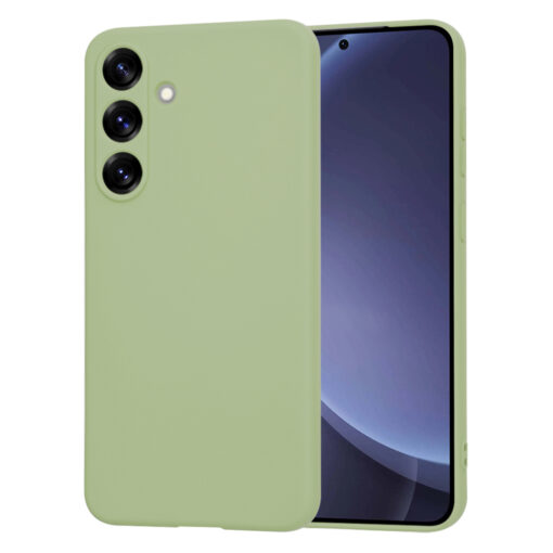 Samsung S25 PLUS umbris silikoonist SoftFlex matcha