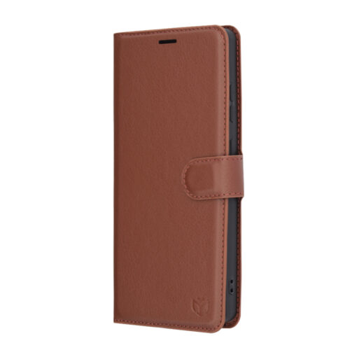 Samsung S25 ULTRA kunstnahast kaaned Leather Folio pruun 3