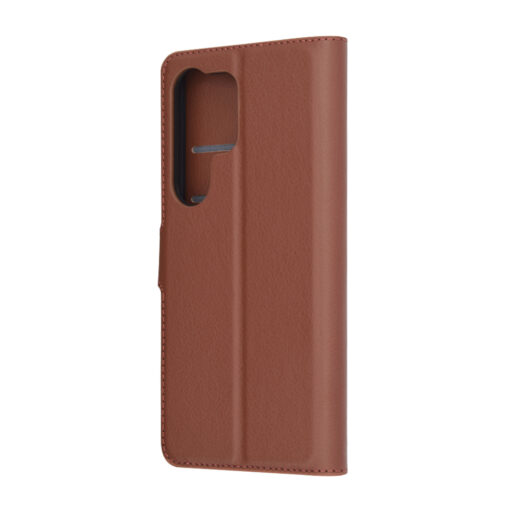 Samsung S25 ULTRA kunstnahast kaaned Leather Folio pruun 4