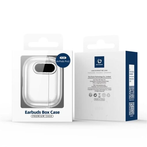 Airpods PRO 2 umbris Dux Ducis PECL plastikust ja silikoonist hall 5