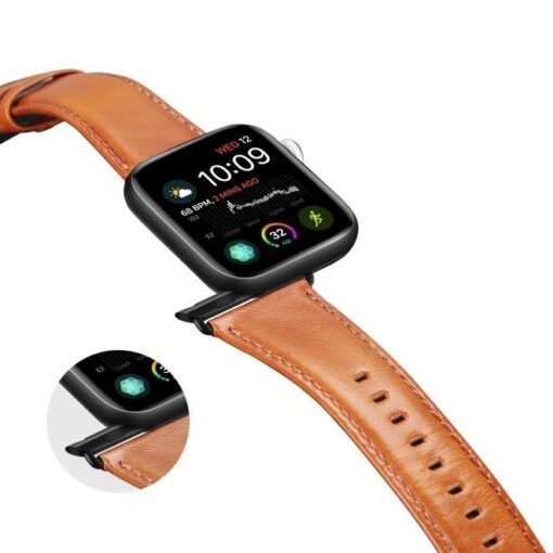 Apple Watch 44454649 nahkrihm Dux Ducis Business pruun 3