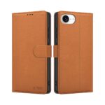 iPhone 16e kaaned kunstnahast kaarditaskutega wallet pruun 4