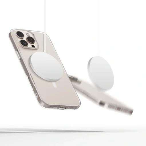 iPhone 16e umbris Flexair MagSafe plastikust taguse ja silikoonist servadega 1