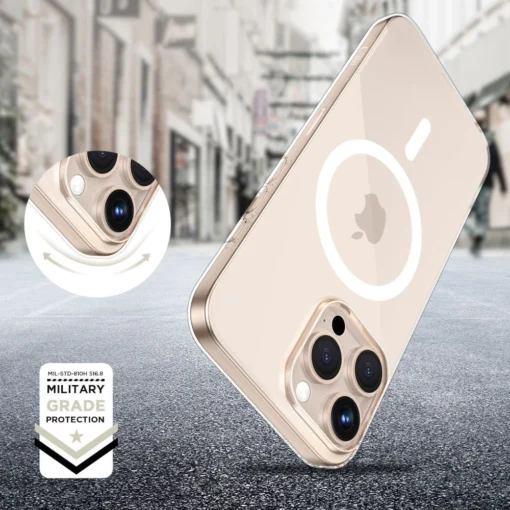 iPhone 16e umbris Flexair MagSafe plastikust taguse ja silikoonist servadega 2