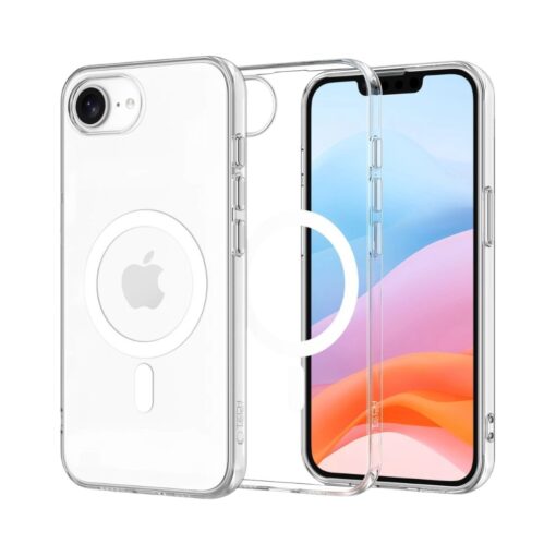 iPhone 16e umbris Flexair MagSafe plastikust taguse ja silikoonist servadega 3