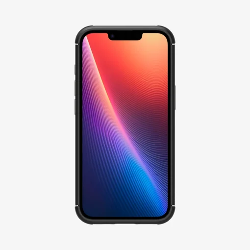 iPhone 16e umbris Spigen Core Armor plastikust taguse ja silikoonist raamiga must 1