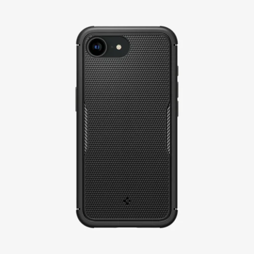 iPhone 16e umbris Spigen Core Armor plastikust taguse ja silikoonist raamiga must 6
