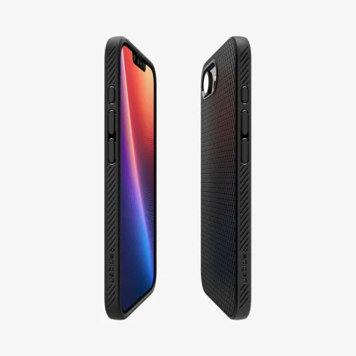 iPhone 16e umbris Spigen Liquid Air silikoonist matte black 13