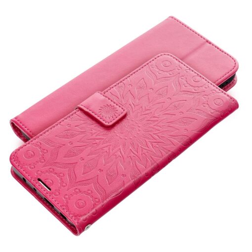 Samsung A26 kaaned kunstnahast MEZZO mandala fuksia 1