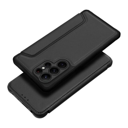 Samsung A26 kaaned kunstnahast RAZOR must