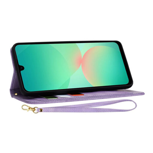 Samsung A26 kunstnahast kaaned FlipCraft lilla 3