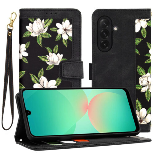 Samsung A26 kunstnahast kaaned FlipCraft must
