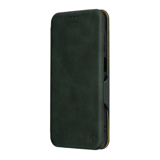 Samsung A26 kunstnahast kaaned Safe Wallet PLUS roheline 3