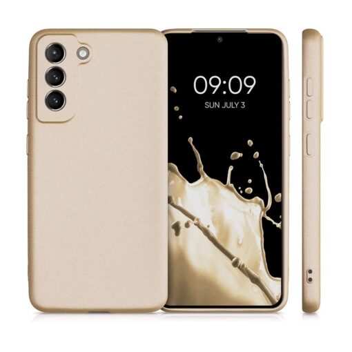 Samsung A26 umbris silikoonist METALLIC kuldne 1