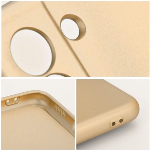 Samsung A26 umbris silikoonist METALLIC kuldne 2