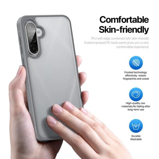 Samsung A36 A56 umbris Dux Ducis YIND plastikust taguse ja silikoonist servaga hall 5