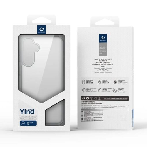 Samsung A36 A56 umbris Dux Ducis YIND plastikust taguse ja silikoonist servaga hall 7